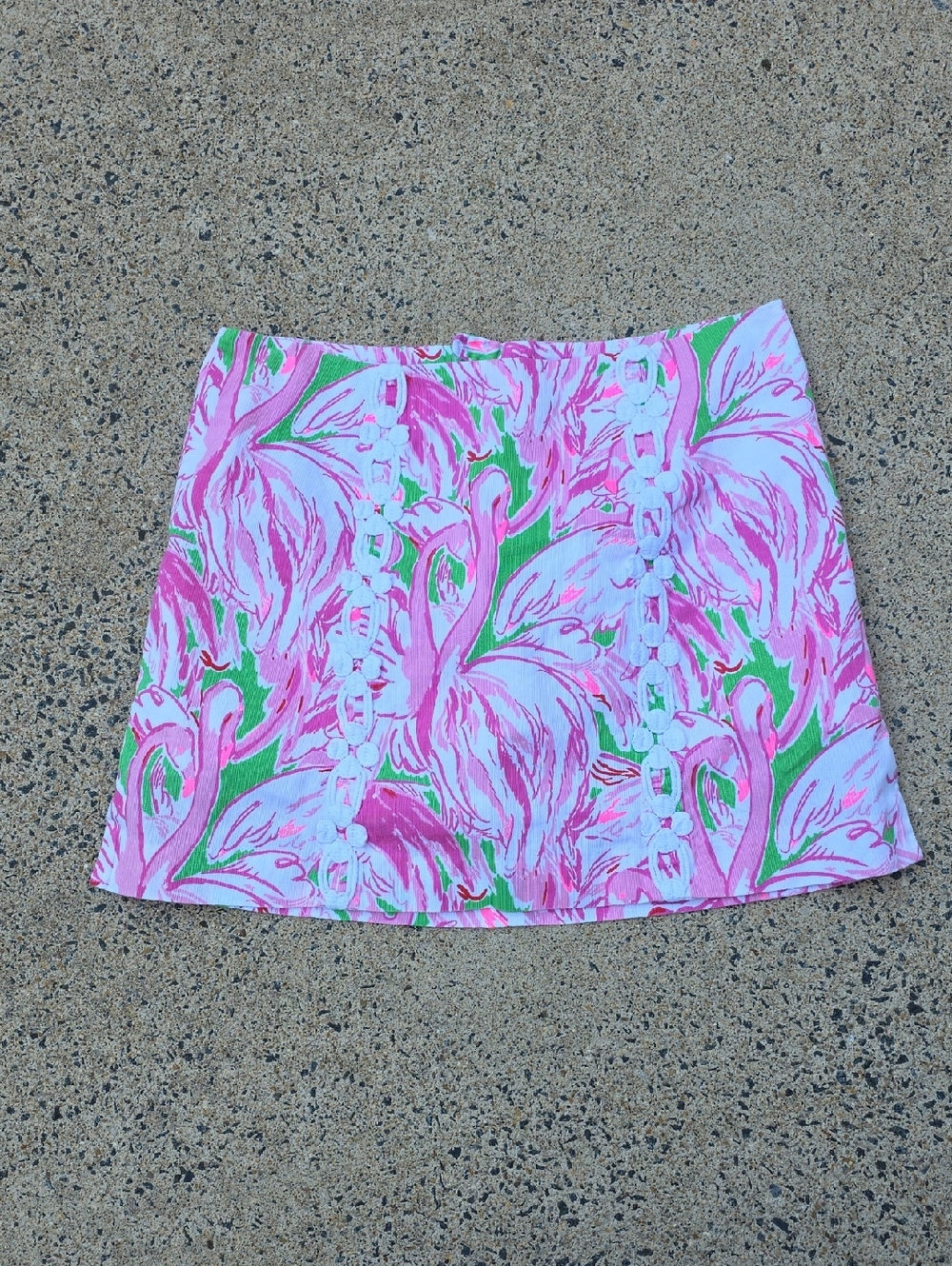 Lilly Pulitzer Pink & Green Floral Skort